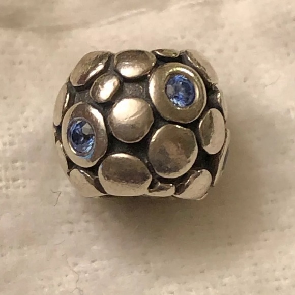 Pandora Jewelry - PANDORA Blue Bubbles Charm CZ 925 Retired Pandora Jewelry - PANDORA Blue Bubbles Charm CZ 925 Retired
